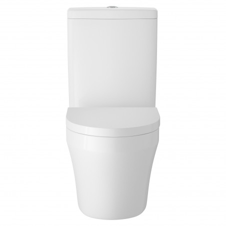 Luna 365mm (W) X 825mm (H) Close Coupled - Flush To Wall Toilet (Includes Soft Close Seat)