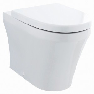 Luna Back to Wall Toilet Pan and Soft Close Toilet Seat