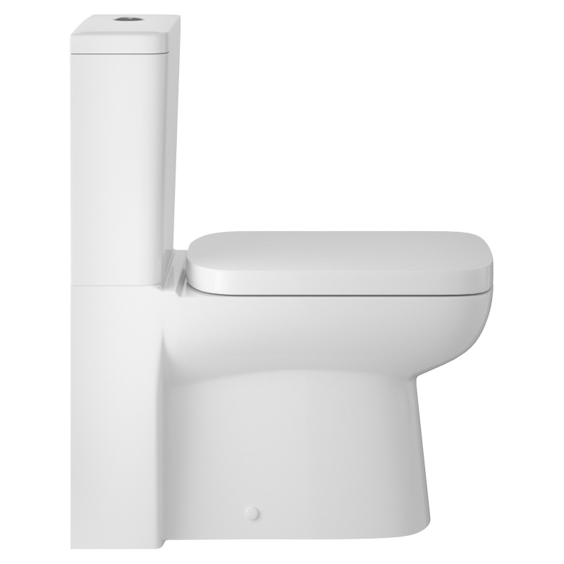 Arlo Close Coupled Toilet Pan Cistern and Soft Close Toilet Seat - Insitu