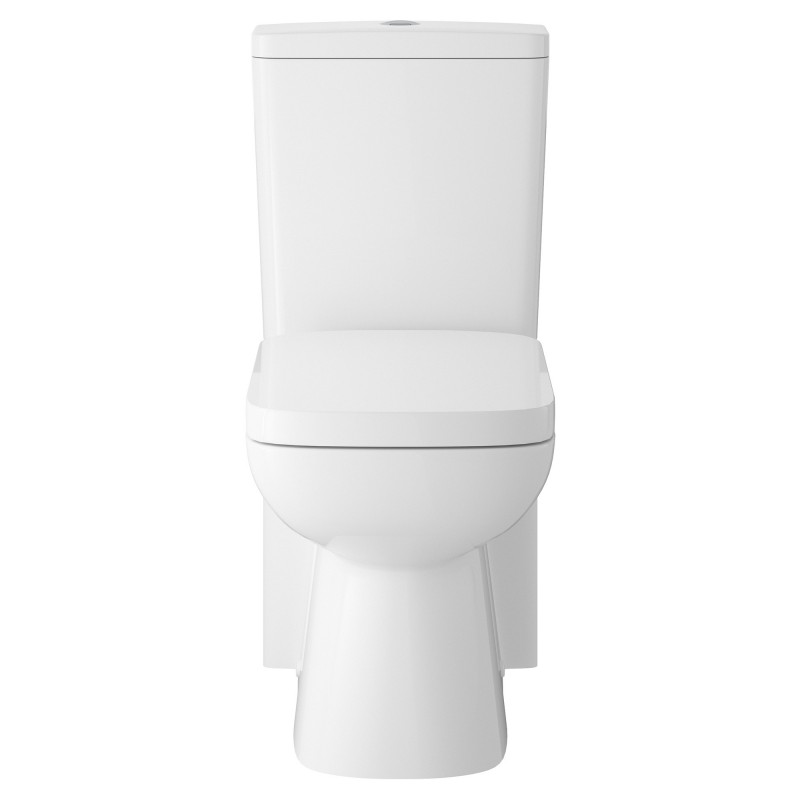 Arlo Short Projection Toilet Pan Cistern and Soft Close Toilet Seat