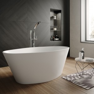 "Rose" 1510mm(L) x 760mm(W) Oval Freestanding Bath (Includes Push Button Waste)
