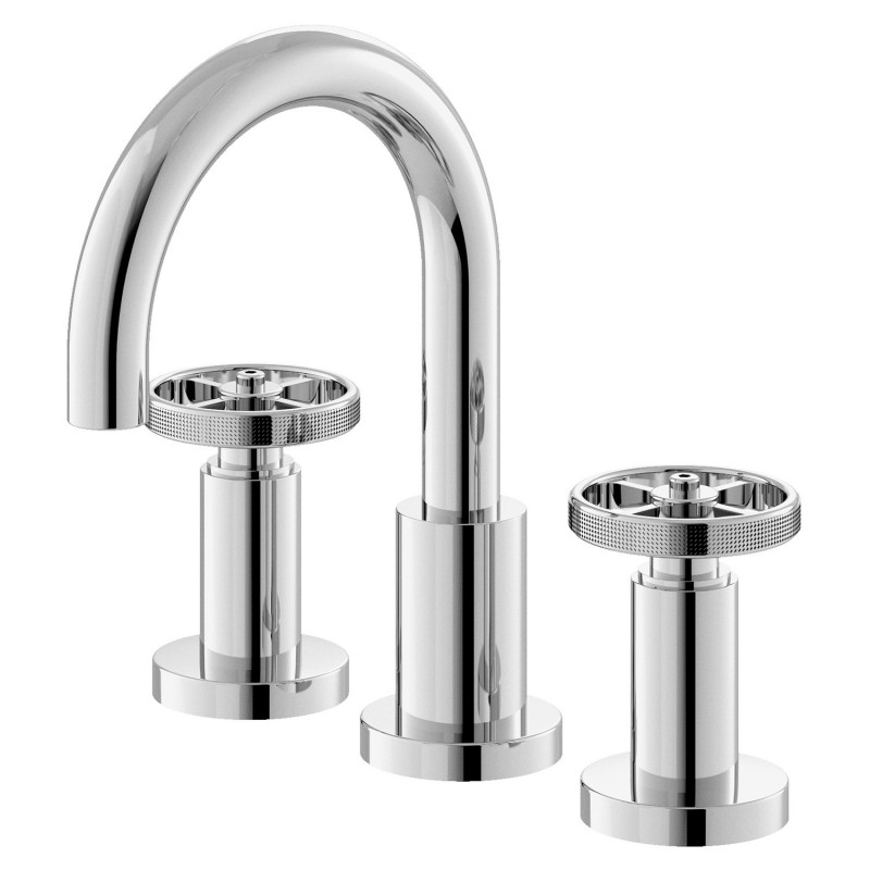 Revolution Chrome 3 Tap Hole Basin Mixer Tap