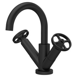 Revolution Matt Black Mono Basin Mixer