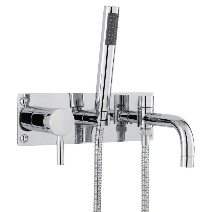Round Wall Hung Bath Shower Mixer