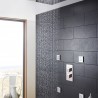 500mm Ceiling Tile Shower Head - Insitu