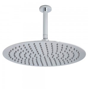 400mm Round Stainless Steel Shower Head with Ceiling Arm