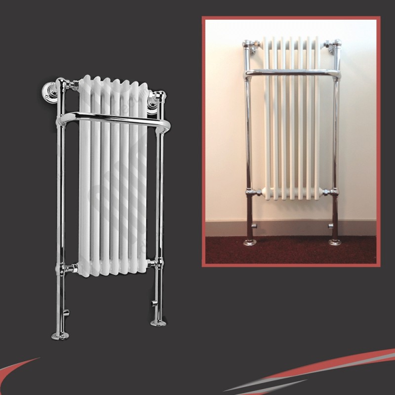 550mm x 1130mm Abbey Traditional Towel Rail