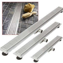 Stainless Steel "Rectangular" Wetroom Drainage System - 13 Sizes (300mm to 2000mm)
