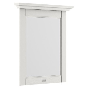 Old London Timeless Sand 600mm (w) x 694mm (h) x 58mm (d) Flat Mirror with Decorative Top Moulding