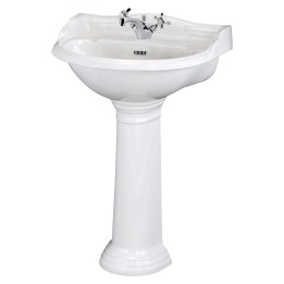 Chancery 500mm 1 Tap Hole Basin & Pedestal