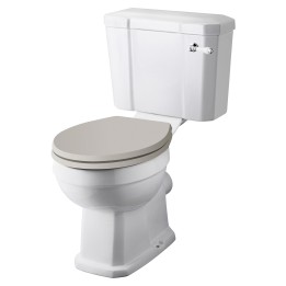 Richmond 465mm (w) x 795mm (h) Close Coupled Traditional Toilet (Seat Not Included)