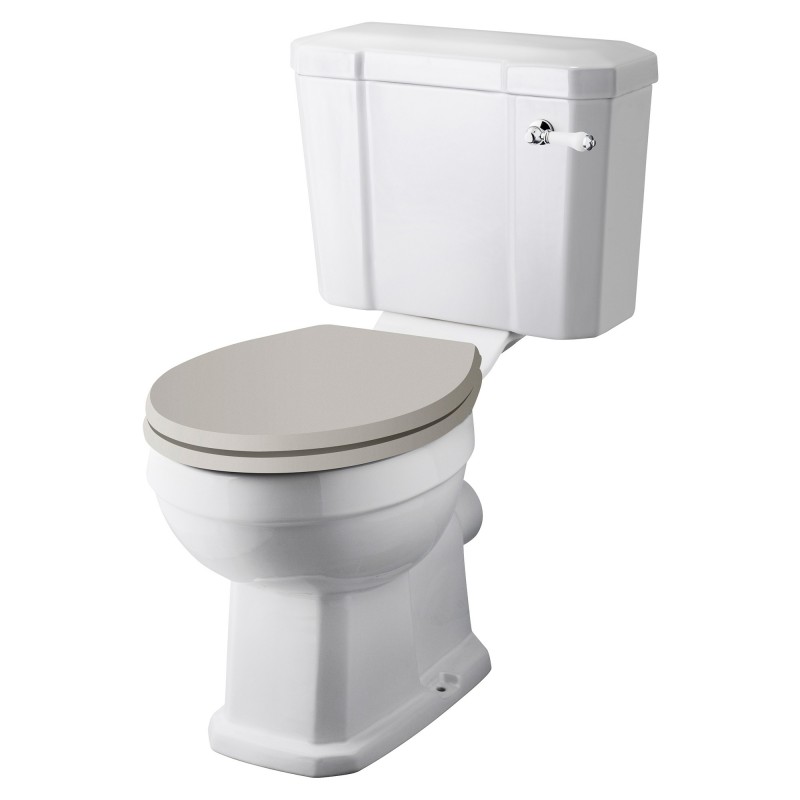Richmond 465mm (w) x 795mm (h) Close Coupled Traditional Toilet (Seat Not Included)