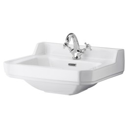 Richmond 500mm (w) x 223mm (h) x 350mm (d) Wall Mounted Basin (1 Tap Hole)