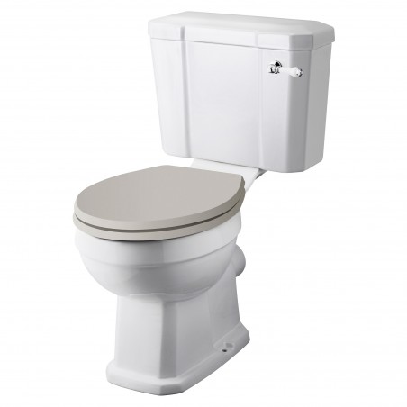 Richmond Comfort Height 470mm (w) x 870mm (h) Close Coupled Traditional Toilet