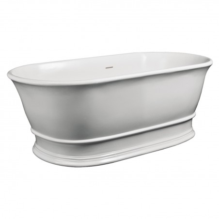 Faringdon 1555mm(L) x 740mm(W) Traditional Freestanding Double Ended Bath (Includes Push Button Waste)