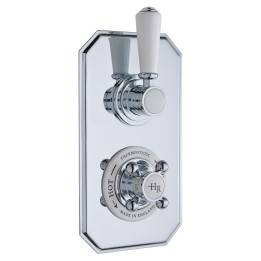 Topaz Twin Concealed Shower Valve