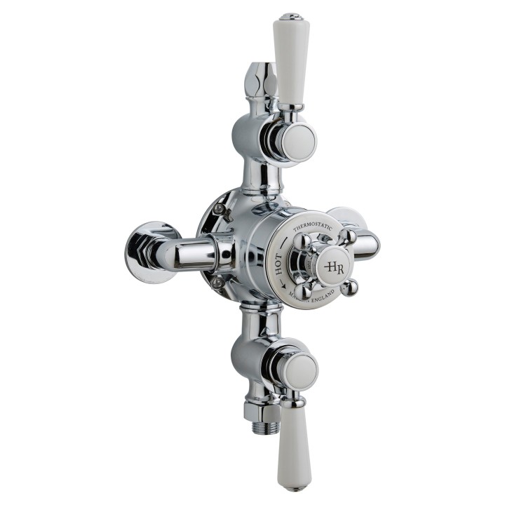 Chrome "Topaz" Thermostatic Triple Exposed Valve