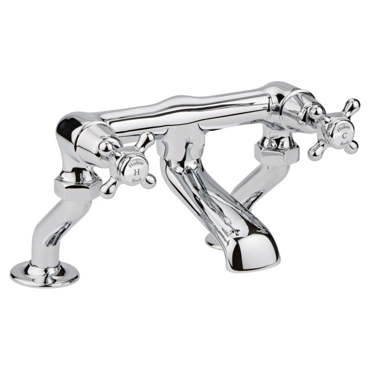 Dome Crosshead Deck Mounted Bath Filler