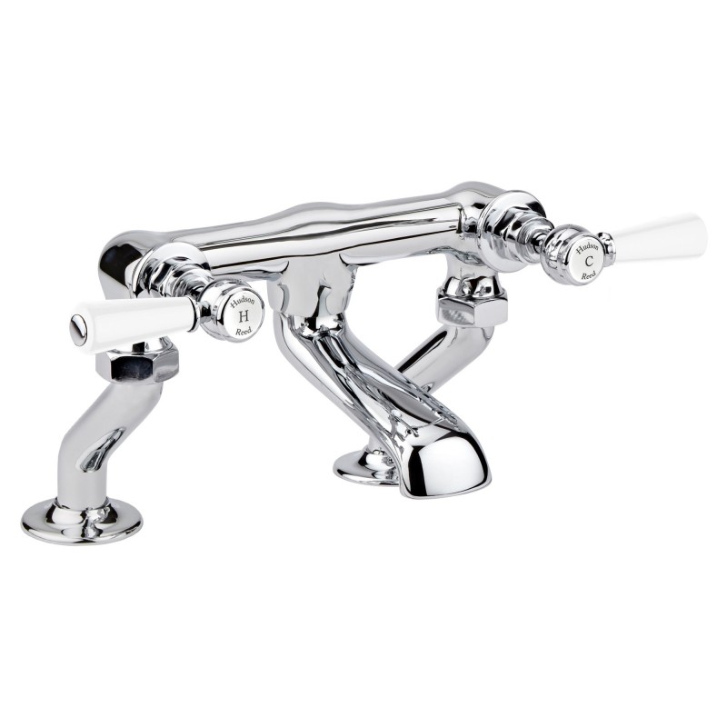 Hex Lever Deck Mounted Bath Filler Hex Lever