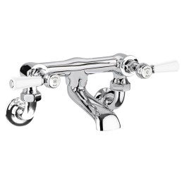 Hex Lever Wall Mounted Bath Filler