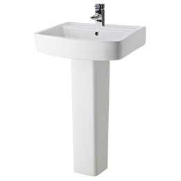 Bliss 520mm(w) x 810mm(h) Basin & Pedestal (1 Tap Hole)