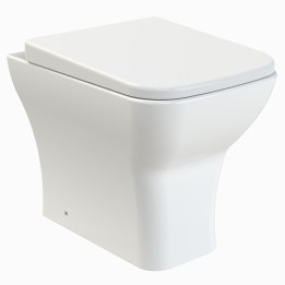 Ava Back To Wall Toilet Pan & Soft Close Seat