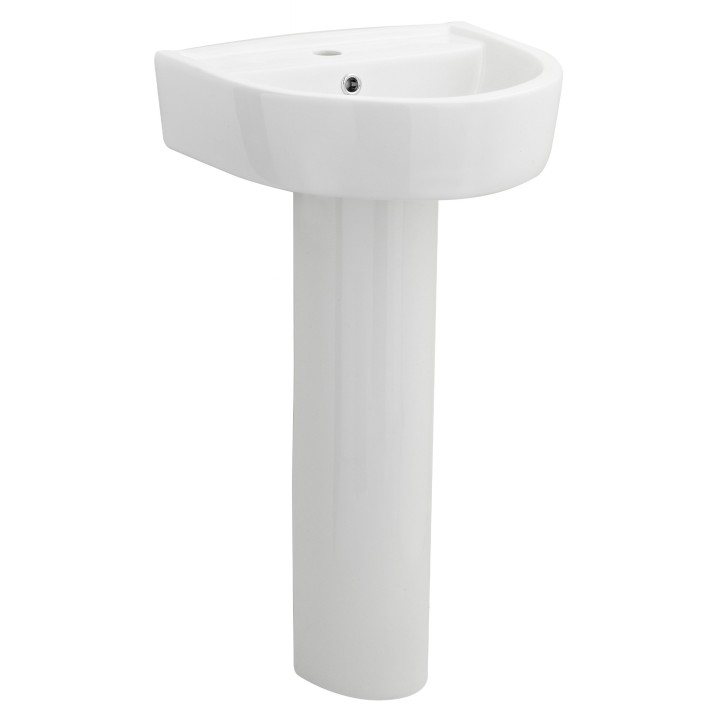 Provost 425mm(w) Basin & Pedestal (1 Tap Hole)
