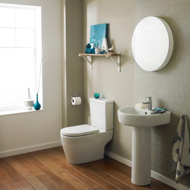 Provost 410mm(w) x 770mm(h) Toilet Pan & Cistern (Optional Seats) - Insitu