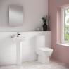 Ambrose 380mm(w) x 825mm(h) Compact Toilet & Cistern (Includes Seat) - Insitu
