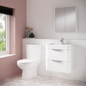 "Lawton" 395mm(w) x 825mm(h) Close Coupled Toilet & Cistern