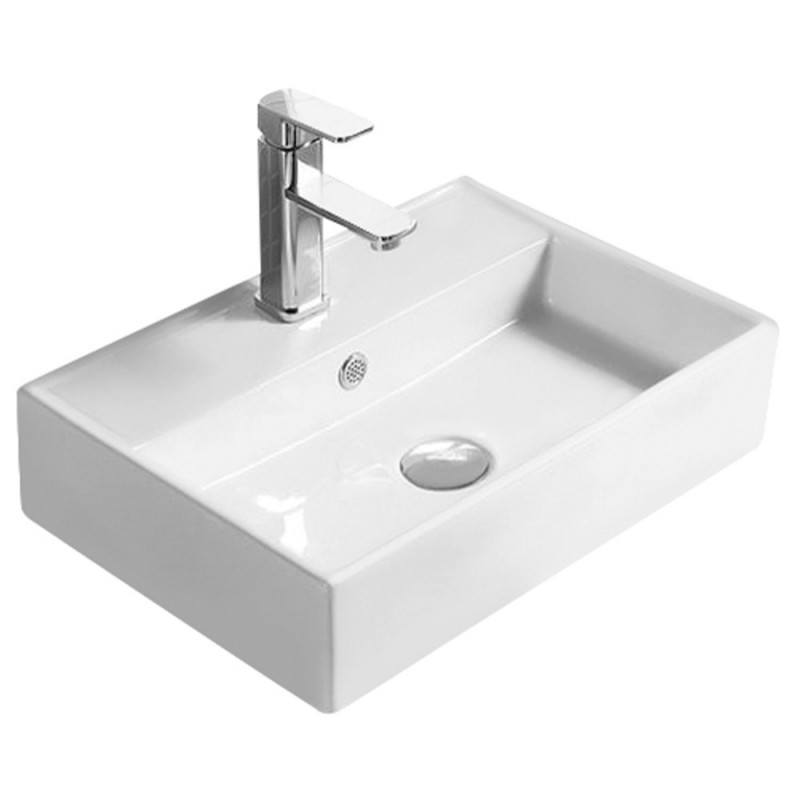 500mm (w) x 120mm (h) x 350mm (d) Counter Top Basin (1 Tap Hole)