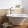 460mm (w) x 200mm (h) x 460mm (d) Round Counter Top Basin With Overflow - Insitu