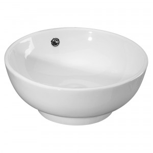 420mm (w) x 175mm (h) x 420mm (d) Round Counter Top Basin