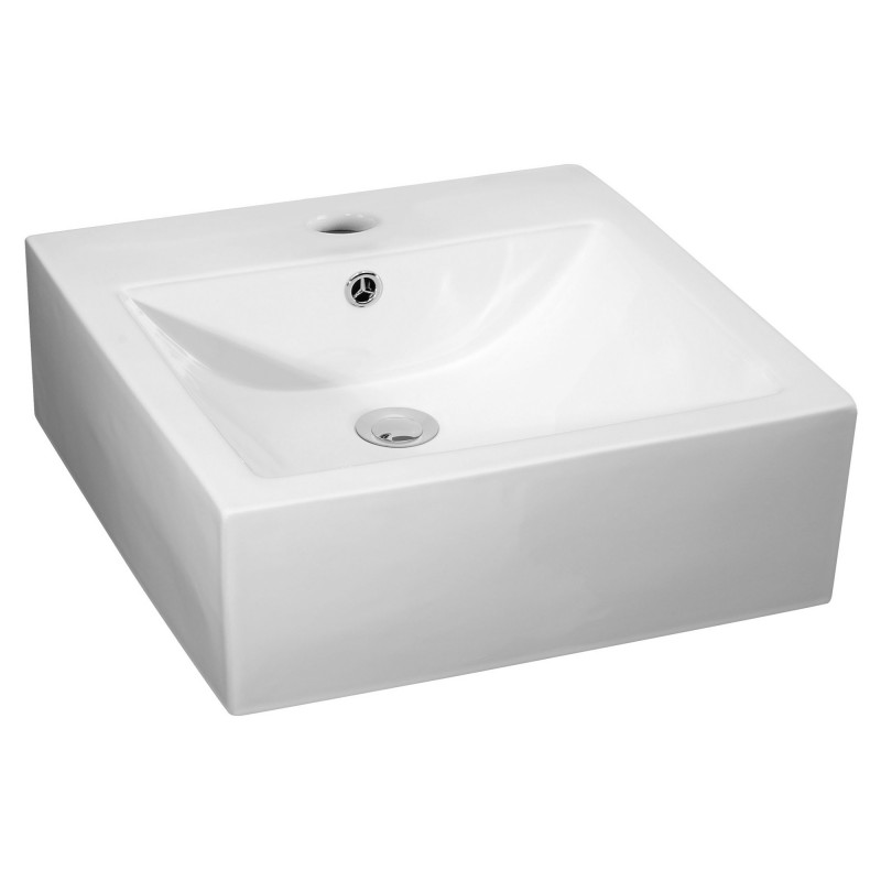 470mm (w) x 160mm (h) x 470mm (d) Counter Top Basin (1 Tap Hole)