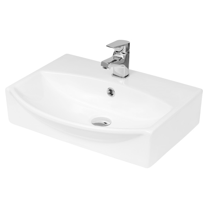 500mm (w) x 150mm (h) x 400mm (d) Wall Hung Basin (1 Tap Hole)