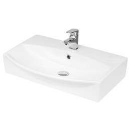 600mm (w) x 150mm (h) x 400mm (d) Wall Hung Basin (1 Tap Hole)