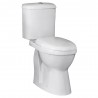 DOC M 370mm(W) x 870mm(H) Comfort Height Toilet Pan (Includes Cistern and Toilet Seat)
