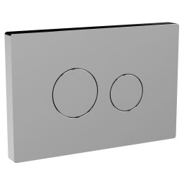 Chrome Round Flush Plate for Pneumatic Dual Flush