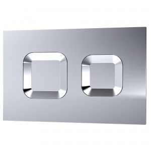 Dual Flush Concealed Cistern Square Plate