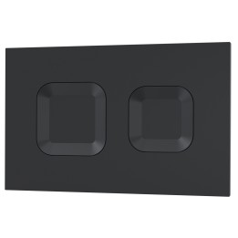 Matt Black Square Dual Flush Push Button