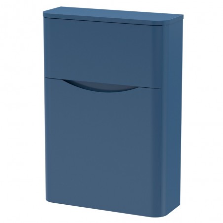 Lunar 550mm Back to Wall WC Toilet Unit - Satin Blue