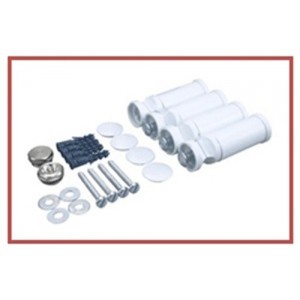 300mm (w) x 800mm (h) Electric Straight White Towel Rail (Single Heat or Thermostatic Option)