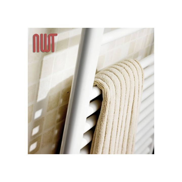 400mm (w) x 1500mm (h) Electric Straight White Towel Rail
