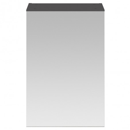 Athena Gloss Grey 450mm (w) x 715mm (h) x 180mm (d) Mirror Cabinet