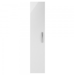 Athena Gloss White 1433mm (h) x 300mm (w) x 235mm (d) Tall Unit (Single Door)