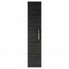 Athena Charcoal Black 1433mm (h) x 300mm (w) x 235mm (d) Tall Unit (Single Door) - Insitu
