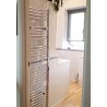 500mm (w) x 1600mm (h) Electric Straight Chrome Towel Rail (Single Heat or Thermostatic Option)