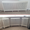 The "Victoria" 3 Column 660mm (H) Traditional Victorian Cast Iron Radiator (3 to 30 Sections Wide) - All White