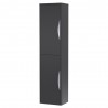 Parade 350mm Tall Wall Mounted Cupboard Unit - Soft Black