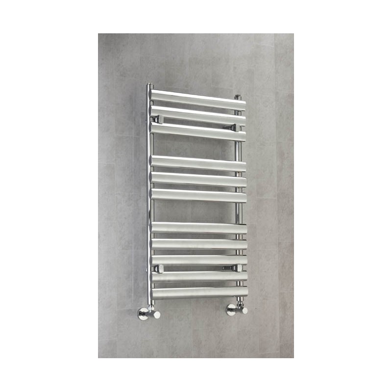 500mm  x 930mm  Electric Brecon Chrome Designer Towel Rail